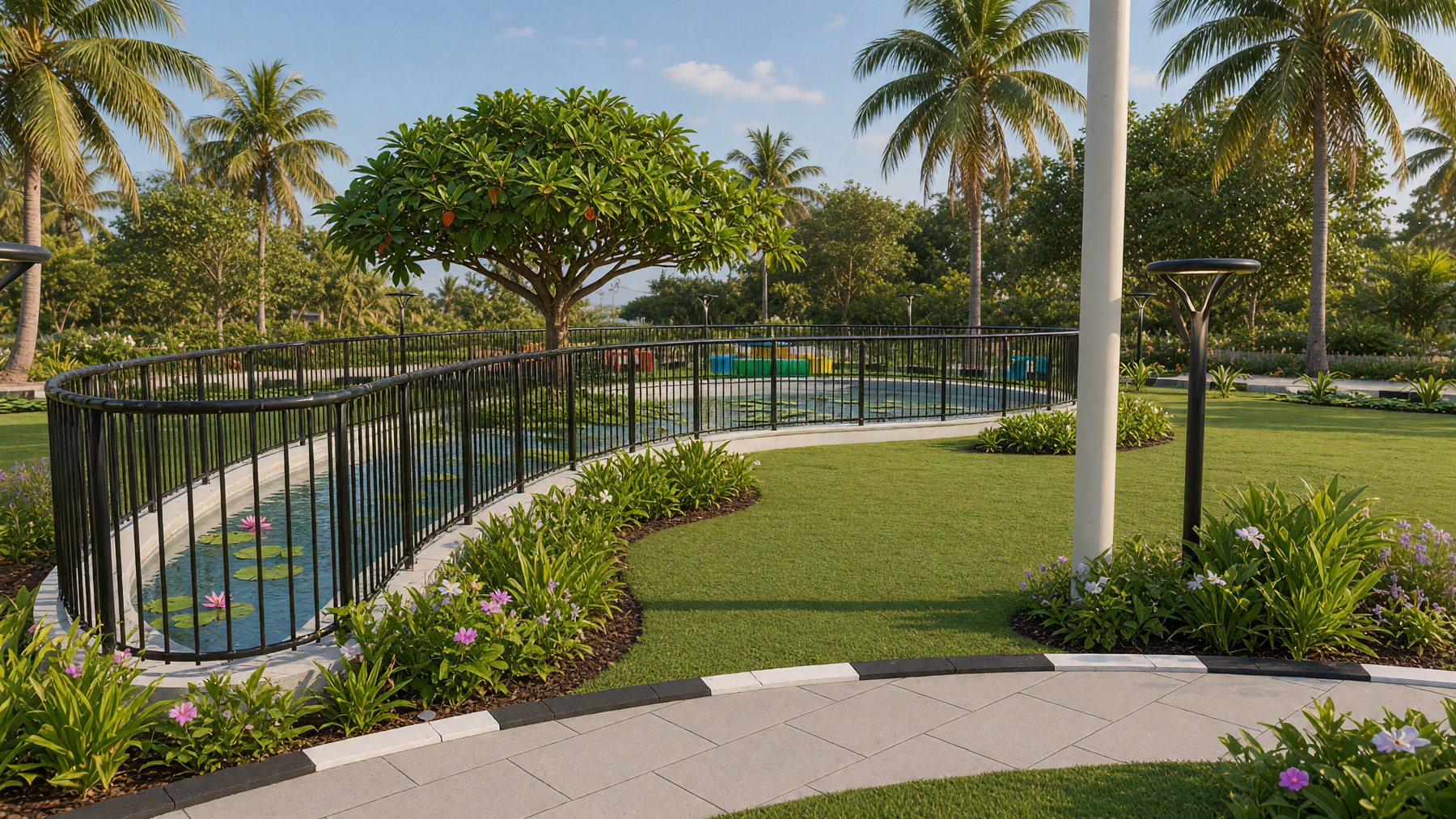 Proposed pond